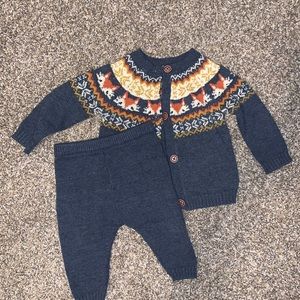 Baby Boy Fall Fox Outfit 6-12m